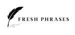 freshphrases Black elegant quill pen logo